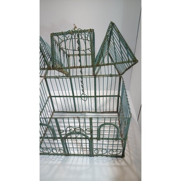 Vintage wire Bird Cage  birdcage - Picture 11 of 12